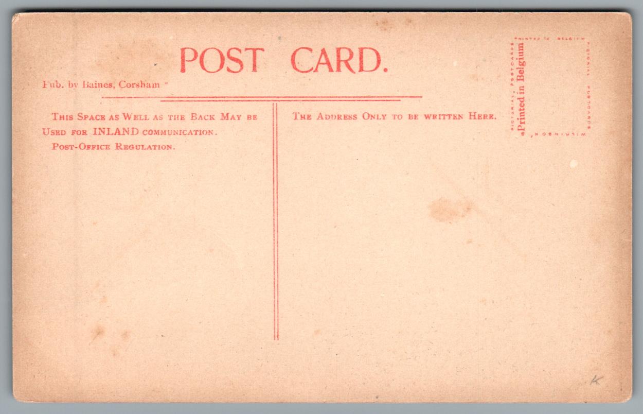 Corsham The Close, Wiltshire Postcard #C019