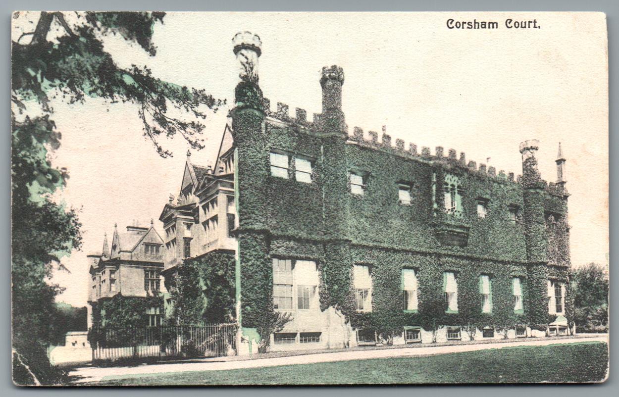 Corsham Court, Wiltshire Vintage Topographical Postcard