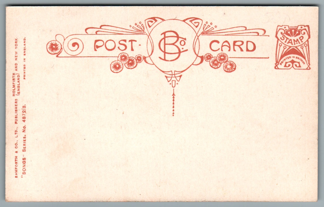 Till The Boys Come Home (No.3) Song Card Postcard #1152