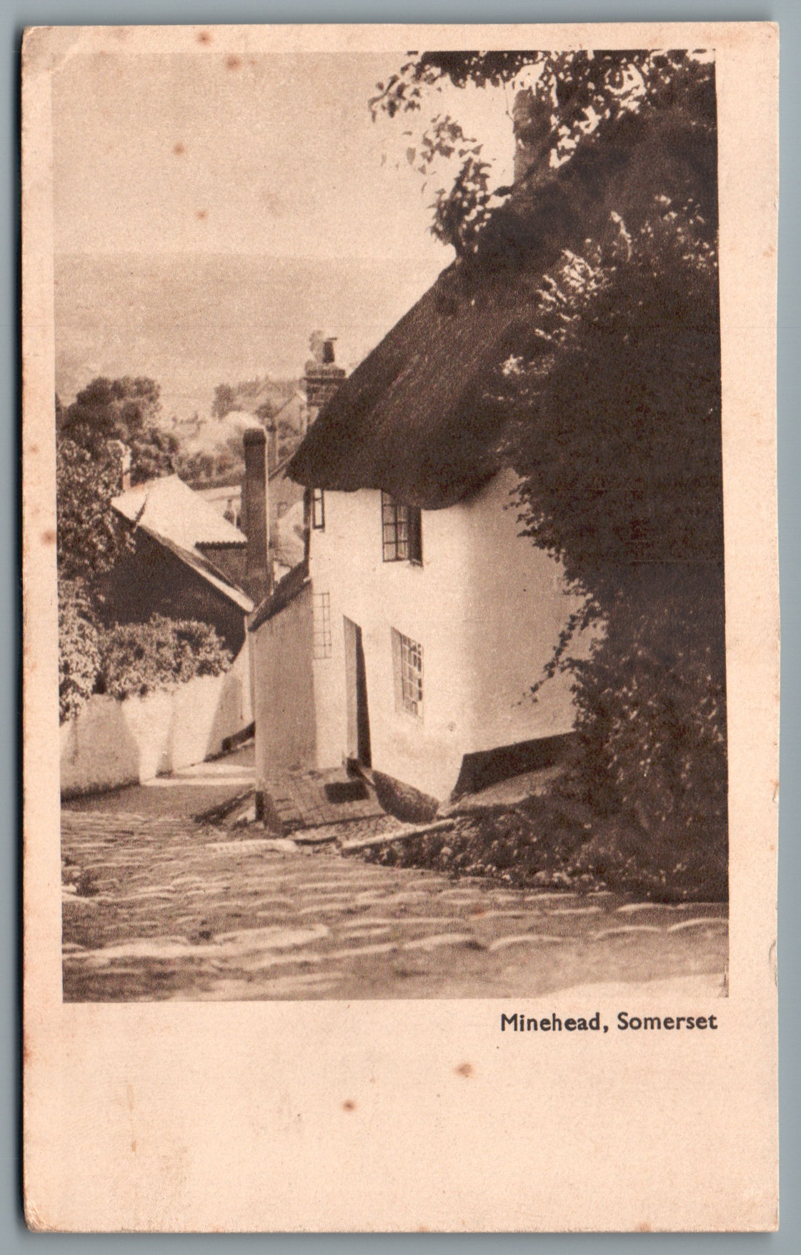 Minehead Somerset Vintage Topographical Postcard