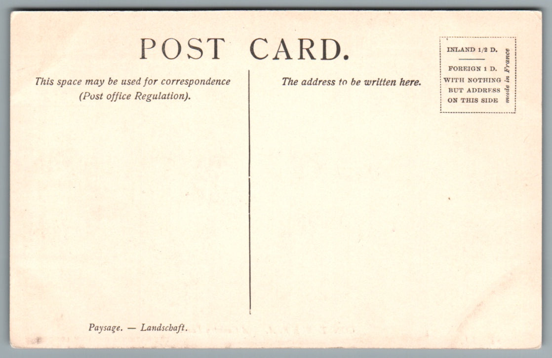 Country Lane by R. A. Constable Postcard #1589