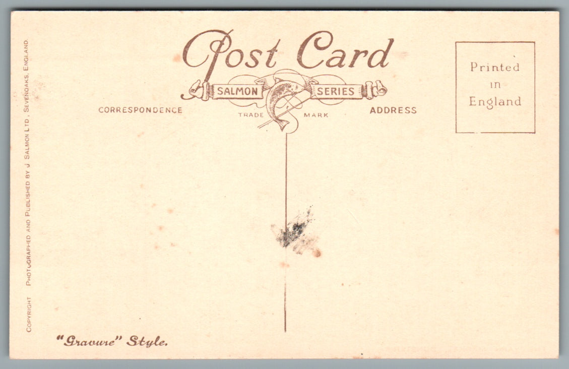 Dunster The Yarn Market Somerset Postcard #2387