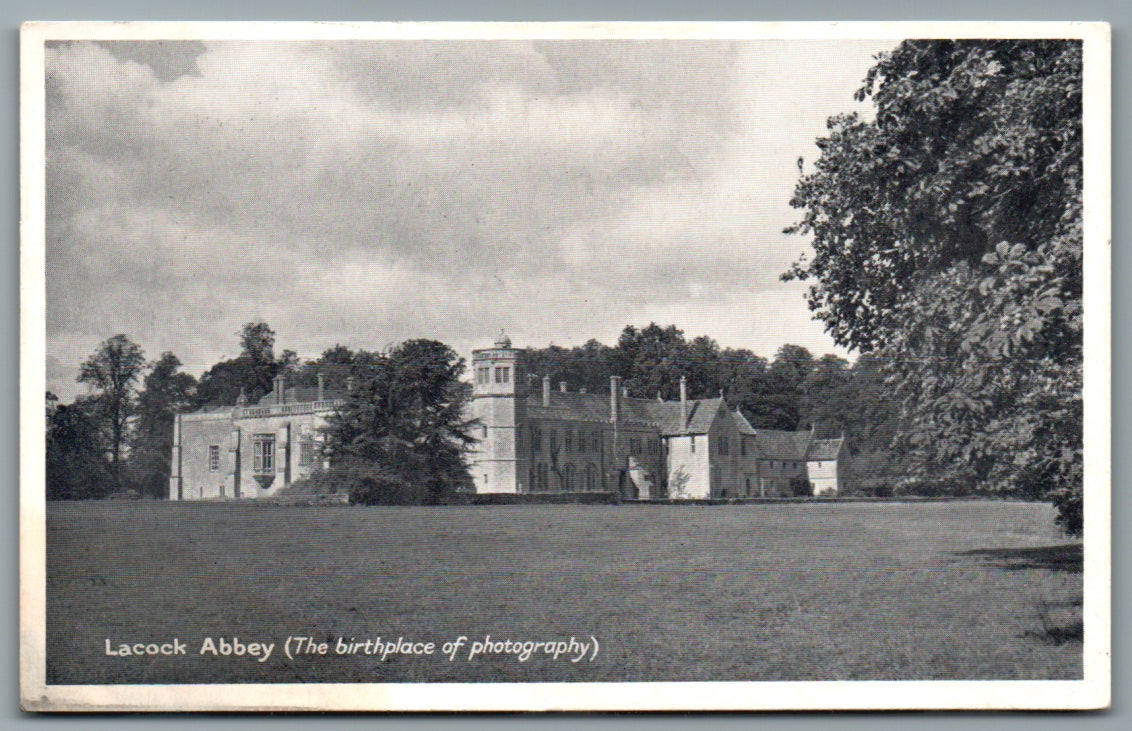 Lacock Abbey Birthplace of Photography Wiltshire Postcard
