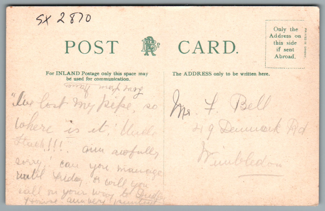 Eastbourne Beachy Head Sussex Postcard #0608