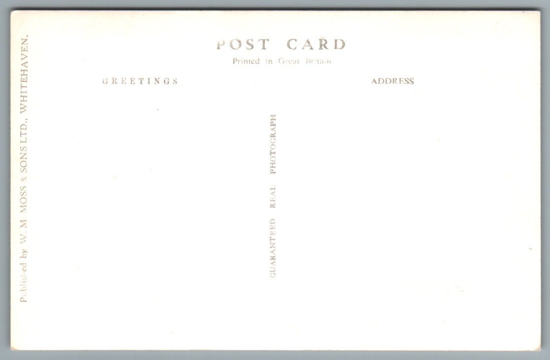 Derwentwater Hotel Keswick Cumbria RPPC Postcard #0653