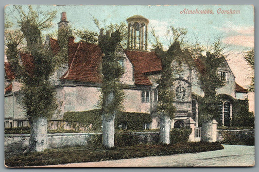 Corsham Almshouses, Wiltshire Vintage Topographical Postcard