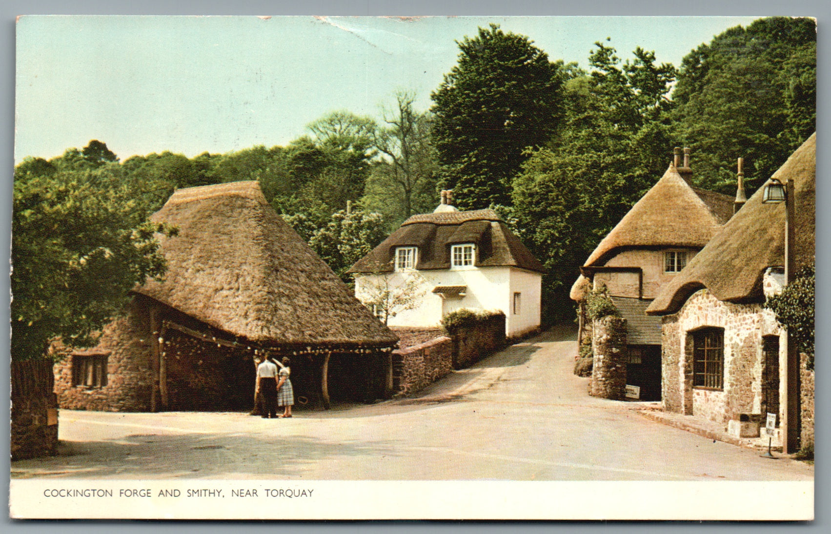Torquay Cockington Forge and Smithy Devon Postcard