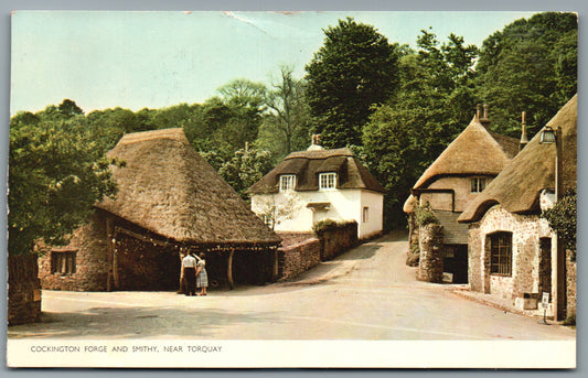 Torquay Cockington Forge and Smithy Devon Postcard