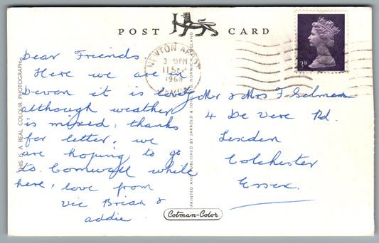 Torquay Cockington Forge and Smithy Devon Postcard #0010-6