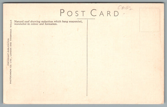 Torquay Kents Cavern Devon Postcard #0010-7