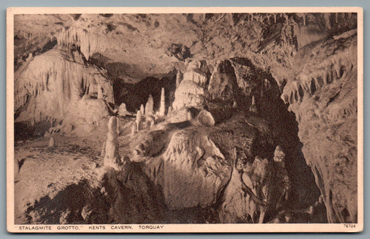 Torquay Kents Cavern Devon Postcard