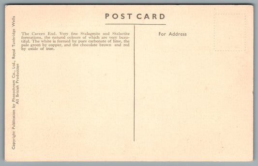 Torquay Kents Cavern Devon Postcard #0010-10