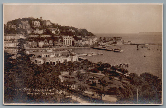 Torquay Princess Gardens Devon Postcard