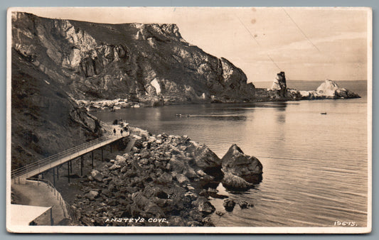Torquay Anstey's Cove Devon Postcard