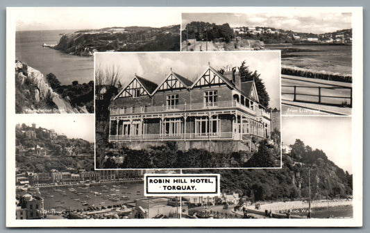 Torquay Robin Hill Hotel Devon Postcard