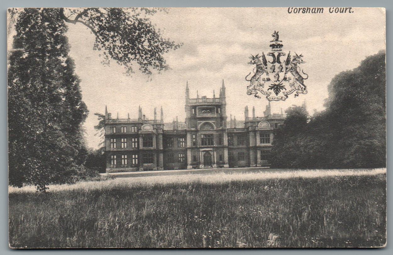 Corsham Court, Wiltshire Vintage Topographical Postcard