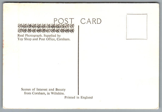 Corsham Almshouses, Wiltshire RPPC Postcard #C013