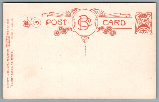 Till The Boys Come Home (No.3) Song Card Postcard #1152