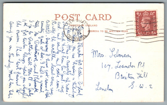 Newquay Tolcarnes Beach Cornwall Postcard #1161
