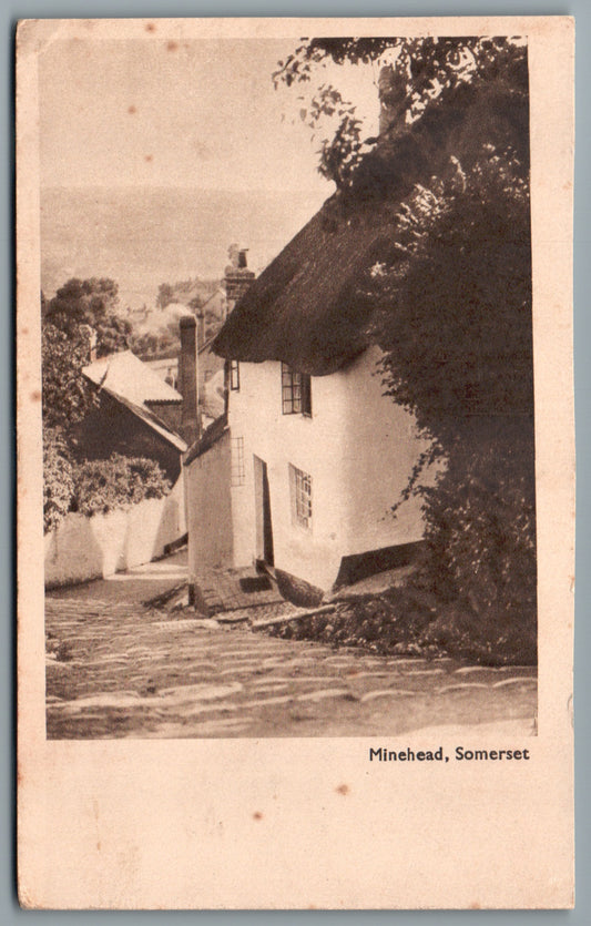 Minehead Somerset Vintage Topographical Postcard
