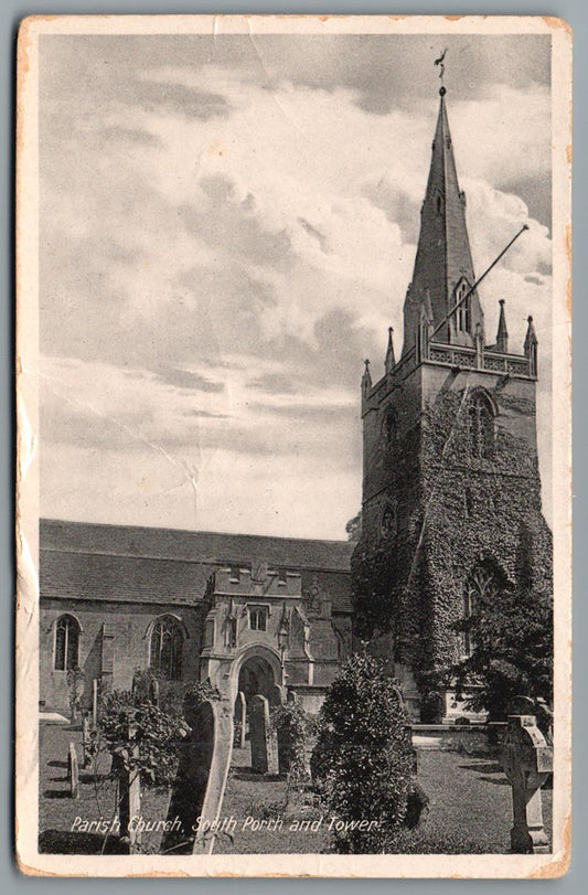 Corsham Parish Church St Bartholomew's, Wiltshire Vintage Topographical Postcard