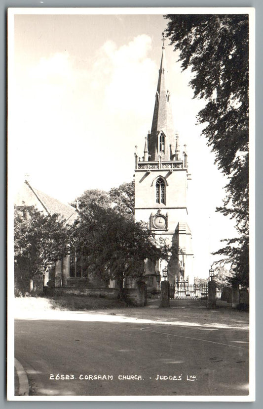 Corsham Parish Church St Bartholomew's, Wiltshire Vintage Topographical Postcard
