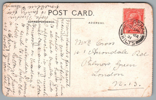 Corsham Town Hall, Wiltshire Postcard #C193