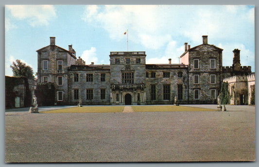 This is a Vintage Topographical Postcard showing Wilton House North Entrance Front Wiltshire Salisbury