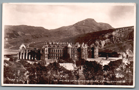 This is a Vintage Topographical Postcard showing Edinburgh Holyrood House Scotland