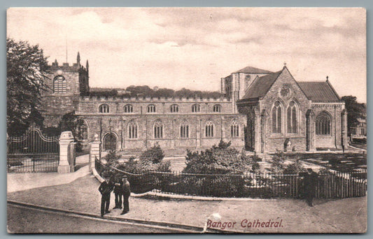 Bangor Cathedral Wales Postcard