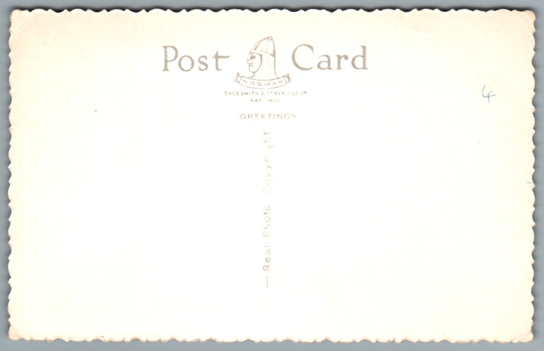 Hastings White Rock Band Enclosure Sussex RPPC Postcard #2308