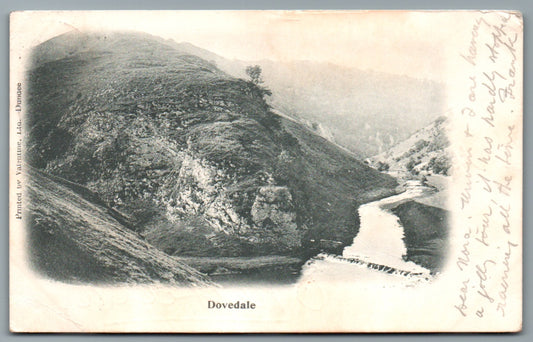 This is a Dovedale Cumbria Vintage Topographical Postcard