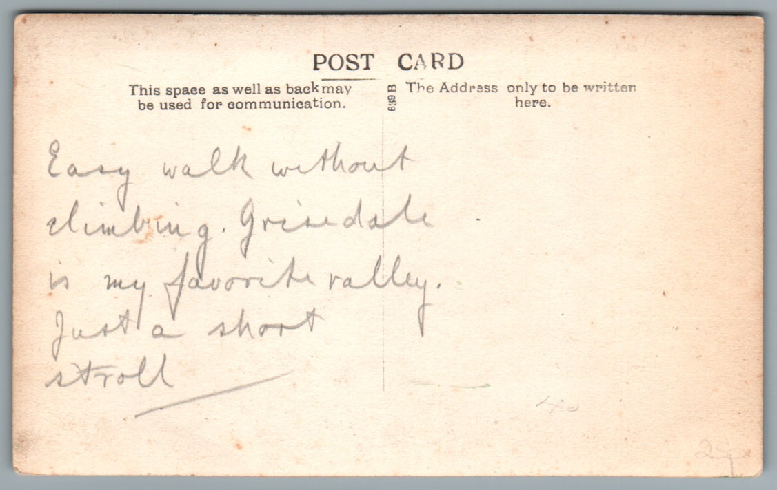Helvellyn & Eagle Crag From Grisedale Cumbria Postcard #2337