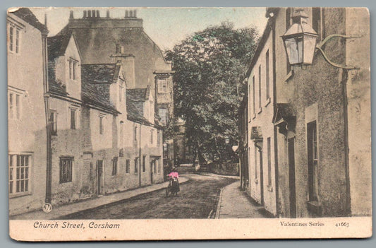 Corsham Church Street, Wiltshire Vintage Topographical Postcard