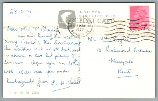 Steyning Saxon Cottage Sussex Postcard #2373