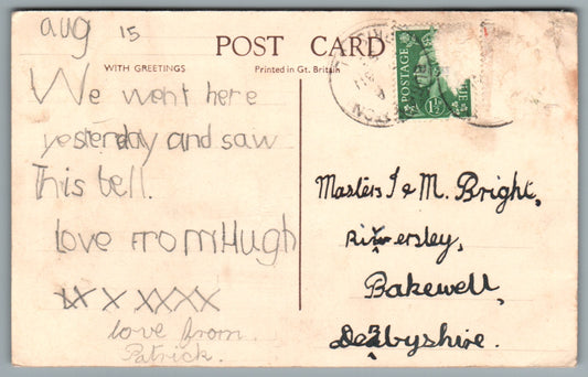 Wells Swans on the Palace Moat Somerset Postcard #2427