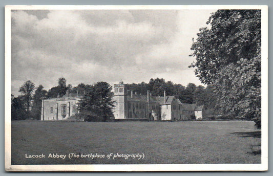 Lacock Abbey Birthplace of Photography Wiltshire Postcard
