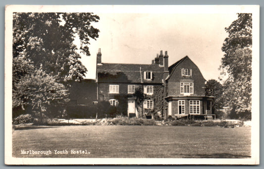 This is a Vintage Topographical Postcard showing Marlborough Youth Hostel Wiltshire