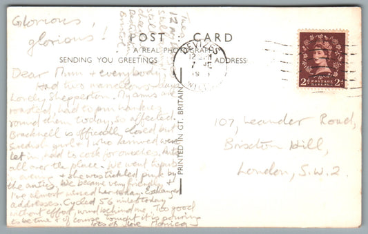Marlborough Youth Hostel Wiltshire Postcard RPPC #0655